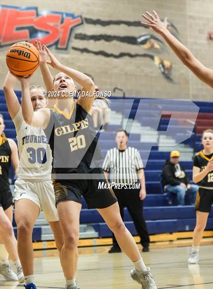 Thumbnail 2 in Gilpin County vs Denver Christian (CHSAA 2A District 7 Championship) photogallery.