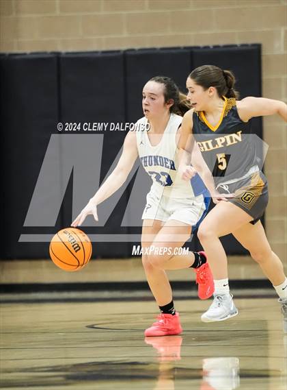 Thumbnail 3 in Gilpin County vs Denver Christian (CHSAA 2A District 7 Championship) photogallery.