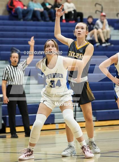 Thumbnail 3 in Gilpin County vs Denver Christian (CHSAA 2A District 7 Championship) photogallery.