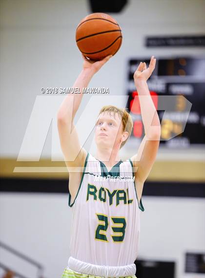 Thumbnail 2 in Campbell Hall vs Royal (Heritage Christian Showcase) photogallery.