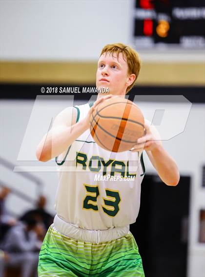 Thumbnail 1 in Campbell Hall vs Royal (Heritage Christian Showcase) photogallery.