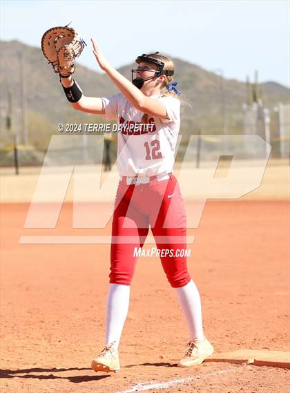 Thumbnail 2 in Prescott vs Ironwood (Sunrise Mountain Invitational) photogallery.