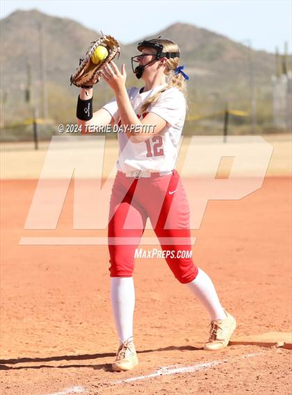 Thumbnail 3 in Prescott vs Ironwood (Sunrise Mountain Invitational) photogallery.