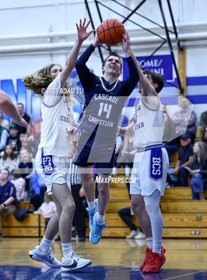 Thumbnail 1 in Cascade Christian @ Bellevue Christian (WIAA 1A District Round 2) photogallery.