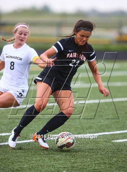 Thumbnail 1 in Monarch vs Fairview (CHSAA 5A 2nd Round) photogallery.