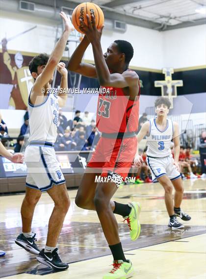 Thumbnail 2 in Oak Hills vs Pilibos (St. Francis Holiday Hoopfest Tournament) photogallery.