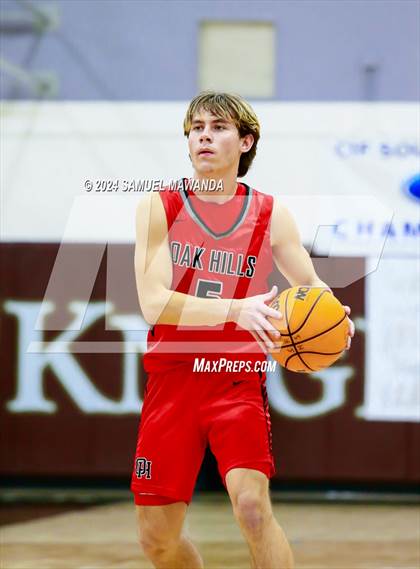 Thumbnail 2 in Oak Hills vs Pilibos (St. Francis Holiday Hoopfest Tournament) photogallery.
