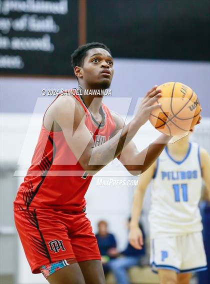 Thumbnail 1 in Oak Hills vs Pilibos (St. Francis Holiday Hoopfest Tournament) photogallery.