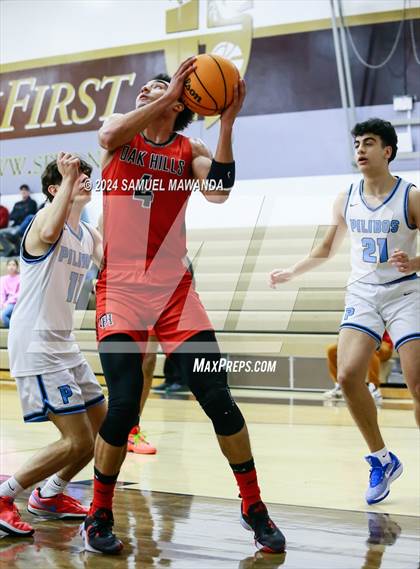Thumbnail 3 in Oak Hills vs Pilibos (St. Francis Holiday Hoopfest Tournament) photogallery.