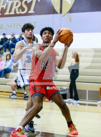 Thumbnail 3 in Oak Hills vs Pilibos (St. Francis Holiday Hoopfest Tournament) photogallery.
