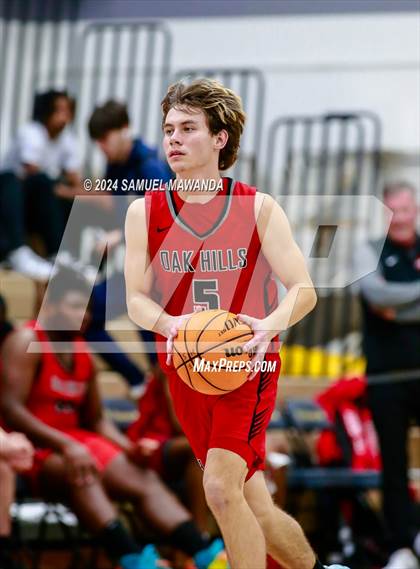 Thumbnail 2 in Oak Hills vs Pilibos (St. Francis Holiday Hoopfest Tournament) photogallery.