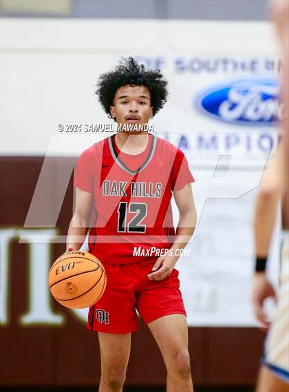 Thumbnail 2 in Oak Hills vs Pilibos (St. Francis Holiday Hoopfest Tournament) photogallery.