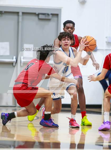 Thumbnail 2 in Oak Hills vs Pilibos (St. Francis Holiday Hoopfest Tournament) photogallery.