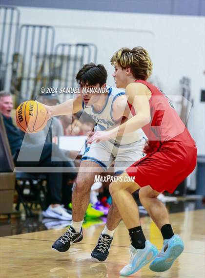 Thumbnail 3 in Oak Hills vs Pilibos (St. Francis Holiday Hoopfest Tournament) photogallery.