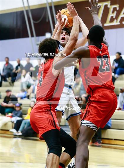 Thumbnail 3 in Oak Hills vs Pilibos (St. Francis Holiday Hoopfest Tournament) photogallery.