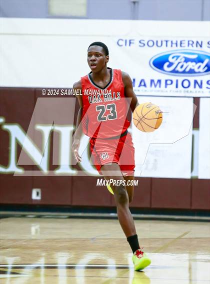Thumbnail 2 in Oak Hills vs Pilibos (St. Francis Holiday Hoopfest Tournament) photogallery.