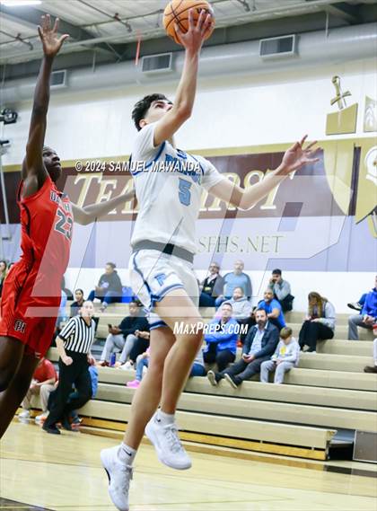 Thumbnail 2 in Oak Hills vs Pilibos (St. Francis Holiday Hoopfest Tournament) photogallery.