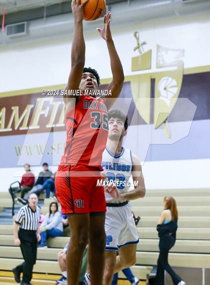 Thumbnail 1 in Oak Hills vs Pilibos (St. Francis Holiday Hoopfest Tournament) photogallery.