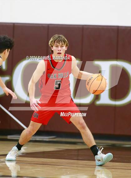 Thumbnail 1 in Oak Hills vs Pilibos (St. Francis Holiday Hoopfest Tournament) photogallery.