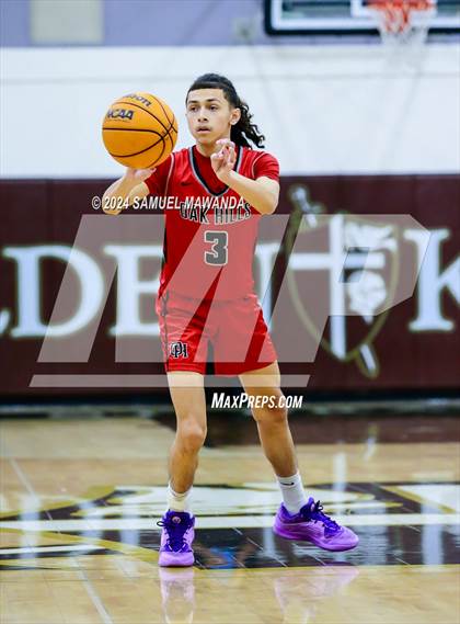 Thumbnail 3 in Oak Hills vs Pilibos (St. Francis Holiday Hoopfest Tournament) photogallery.