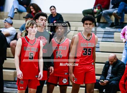 Thumbnail 3 in Oak Hills vs Pilibos (St. Francis Holiday Hoopfest Tournament) photogallery.