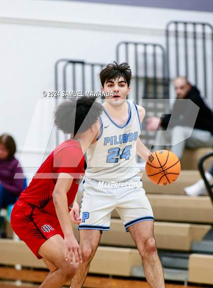 Thumbnail 3 in Oak Hills vs Pilibos (St. Francis Holiday Hoopfest Tournament) photogallery.