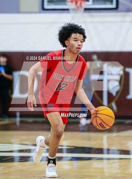 Thumbnail 2 in Oak Hills vs Pilibos (St. Francis Holiday Hoopfest Tournament) photogallery.
