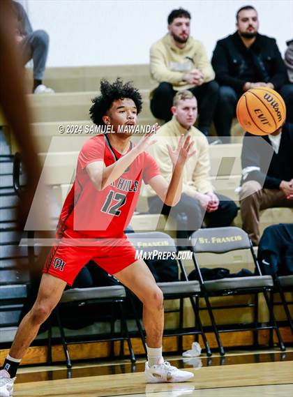 Thumbnail 1 in Oak Hills vs Pilibos (St. Francis Holiday Hoopfest Tournament) photogallery.