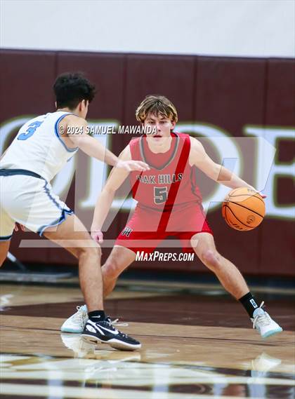 Thumbnail 2 in Oak Hills vs Pilibos (St. Francis Holiday Hoopfest Tournament) photogallery.