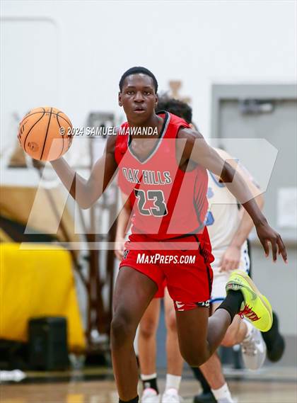 Thumbnail 1 in Oak Hills vs Pilibos (St. Francis Holiday Hoopfest Tournament) photogallery.