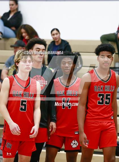 Thumbnail 2 in Oak Hills vs Pilibos (St. Francis Holiday Hoopfest Tournament) photogallery.