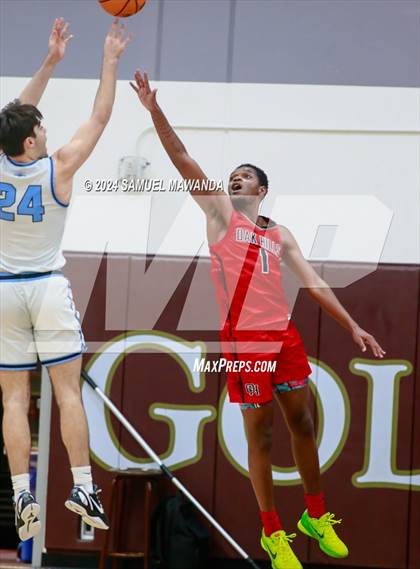 Thumbnail 2 in Oak Hills vs Pilibos (St. Francis Holiday Hoopfest Tournament) photogallery.