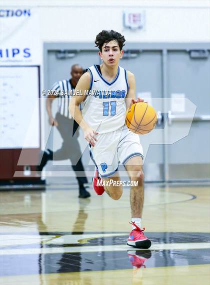 Thumbnail 3 in Oak Hills vs Pilibos (St. Francis Holiday Hoopfest Tournament) photogallery.