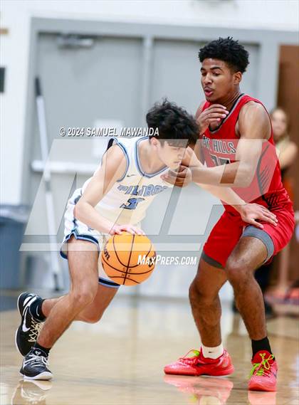 Thumbnail 3 in Oak Hills vs Pilibos (St. Francis Holiday Hoopfest Tournament) photogallery.