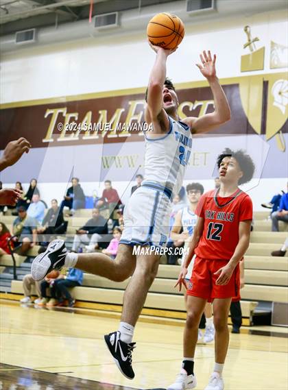 Thumbnail 1 in Oak Hills vs Pilibos (St. Francis Holiday Hoopfest Tournament) photogallery.