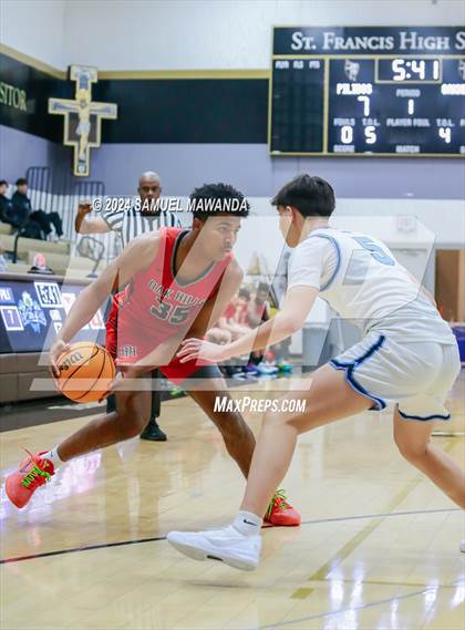 Thumbnail 2 in Oak Hills vs Pilibos (St. Francis Holiday Hoopfest Tournament) photogallery.