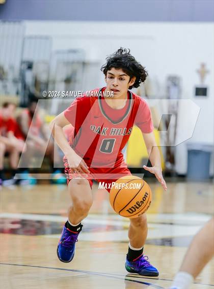 Thumbnail 3 in Oak Hills vs Pilibos (St. Francis Holiday Hoopfest Tournament) photogallery.