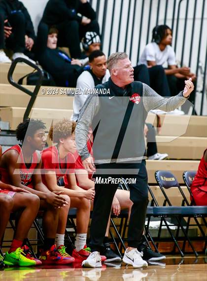 Thumbnail 2 in Oak Hills vs Pilibos (St. Francis Holiday Hoopfest Tournament) photogallery.