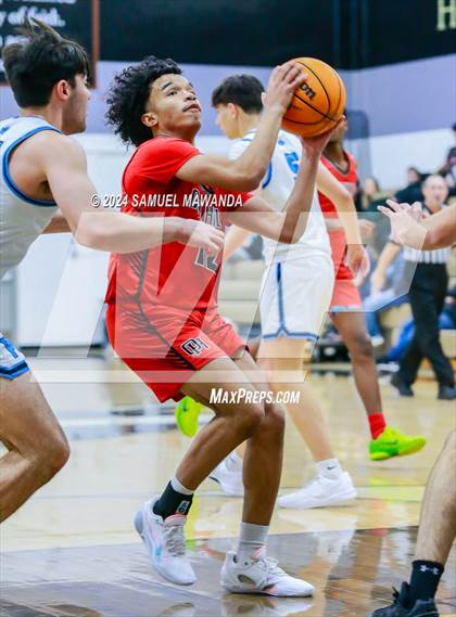 Thumbnail 2 in Oak Hills vs Pilibos (St. Francis Holiday Hoopfest Tournament) photogallery.