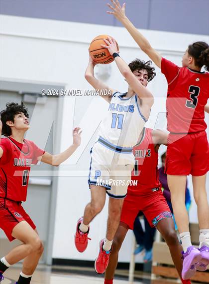 Thumbnail 3 in Oak Hills vs Pilibos (St. Francis Holiday Hoopfest Tournament) photogallery.
