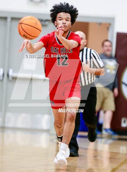 Thumbnail 2 in Oak Hills vs Pilibos (St. Francis Holiday Hoopfest Tournament) photogallery.