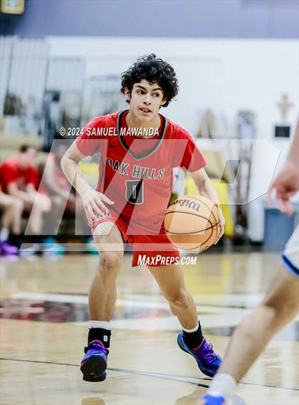 Thumbnail 1 in Oak Hills vs Pilibos (St. Francis Holiday Hoopfest Tournament) photogallery.