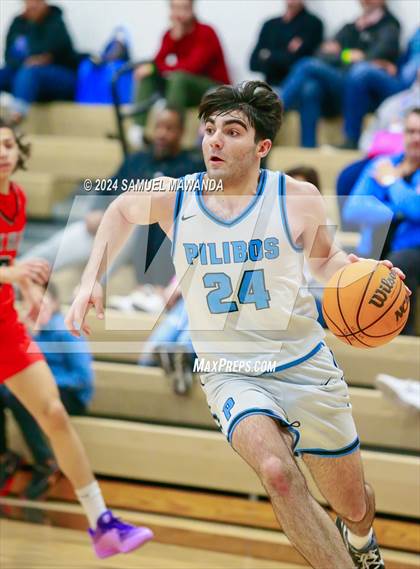Thumbnail 2 in Oak Hills vs Pilibos (St. Francis Holiday Hoopfest Tournament) photogallery.