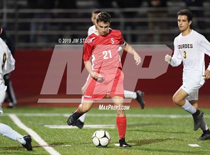 Thumbnail 1 in Lourdes @ Somers (Section 1 Class A 1st Round) photogallery.
