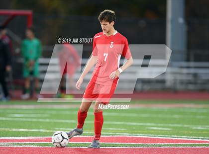 Thumbnail 3 in Lourdes @ Somers (Section 1 Class A 1st Round) photogallery.