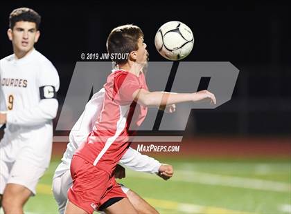 Thumbnail 3 in Lourdes @ Somers (Section 1 Class A 1st Round) photogallery.