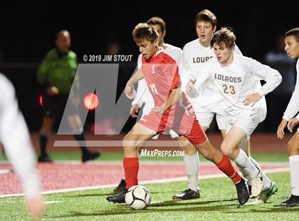 Thumbnail 3 in Lourdes @ Somers (Section 1 Class A 1st Round) photogallery.
