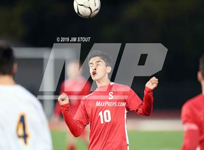 Thumbnail 3 in Lourdes @ Somers (Section 1 Class A 1st Round) photogallery.
