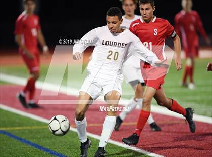 Thumbnail 2 in Lourdes @ Somers (Section 1 Class A 1st Round) photogallery.
