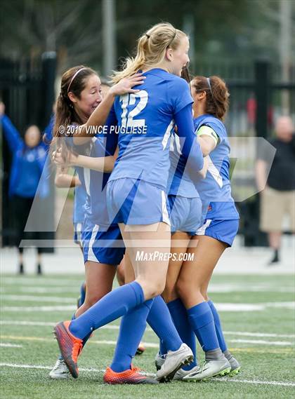 Thumbnail 3 in San Dimas @ St. Genevieve (CIF SS Playoff) photogallery.